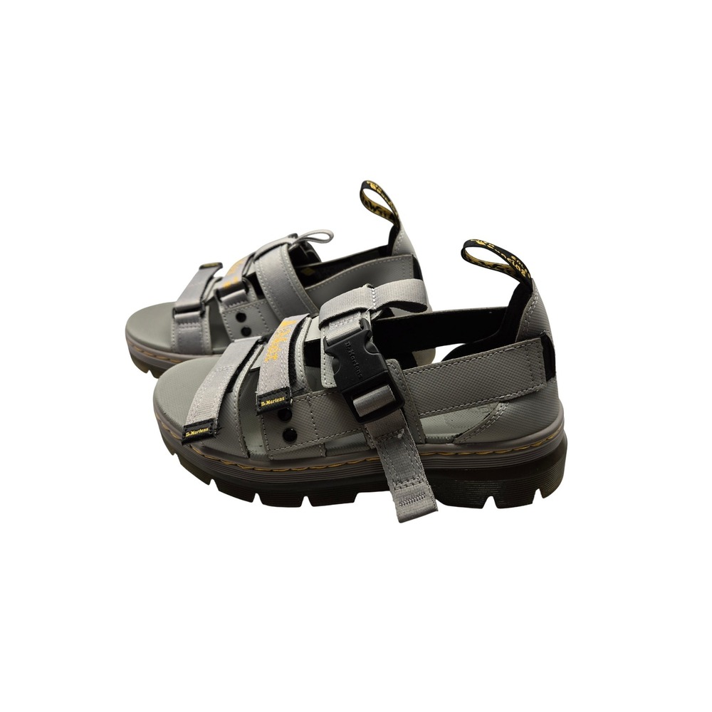 Dr. Martens Sandals Mens 6 Womens 7 Pearson Grey AirWair Strappy Utility NWOT